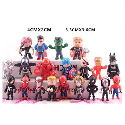 China The Avengers of People Art Custom 3D Super Heroes Series Movie Action Numbers Harden Topper for sale