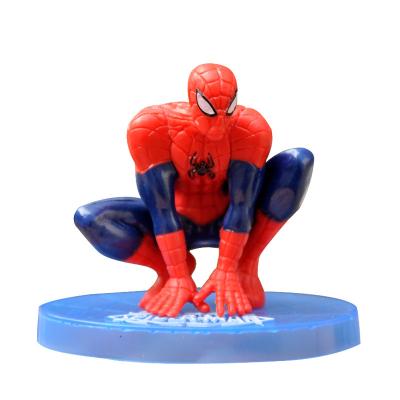 China Folk Art Factory Supply Superhero Anime Toy Figure Spiderman Tabletop Cake Decorations for sale