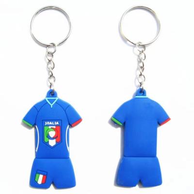 China Wholesale 2022 Qatar World Cup Gifts Rubber PVC Key Chain 3D Soccer Ball Souvenir Custom Brands Key Chain for sale