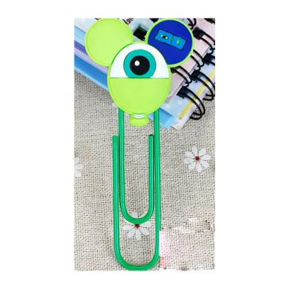 China Benchmark High Quality Custom Creative Design Health Care Institutes Soft Silicone Doll Paper Clip for sale