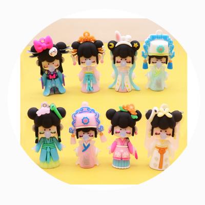 China Artificial Factory Customized PVC Figure 3D Figure Factory Customized Box Soft Rubber Stereo Blind Doll for sale