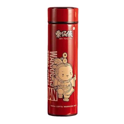 China PORTABLE Custom Souvenir Terracotta Pattern Chinese Style Shisanchao Mug Stainless Steel Thermos Thermo Mug for sale