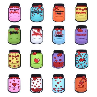 China Shoe charm New Design Soft PVC Cheap  Cartoon Crocss Prime bottles Shoe Charm Wholesale Bags Decorations Sandals Accessories for sale