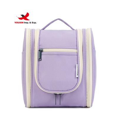 China Amazon Durable Hot Sale Hanging Bag Makeup Travel Toiletry Bag Wash Portable Zipper Cosmetic Make Up Bag Organizer for sale