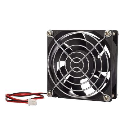 China Professional PC Gaming Black 80x80x25mm CPU Maker Case Silent Fans for sale