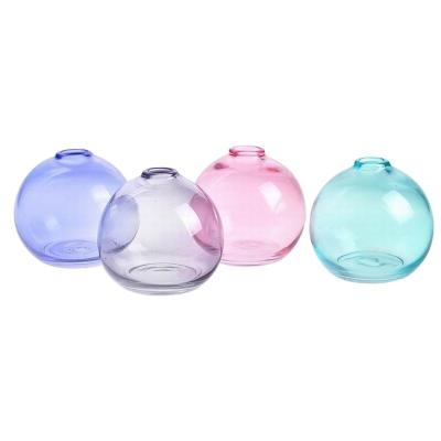 China Novelty Ball Glass Vases For Flowers for sale