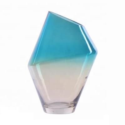 China CLASSIC Clear Glass Handblown Glass Vases for Decorating Flowers for sale