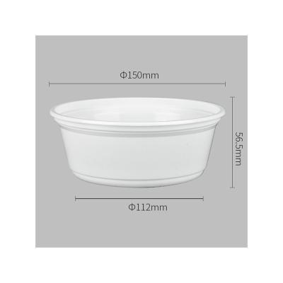 China Factory Simple Modern Vending Food Container Catering Disposable Plastic Bowl Microwavable for sale