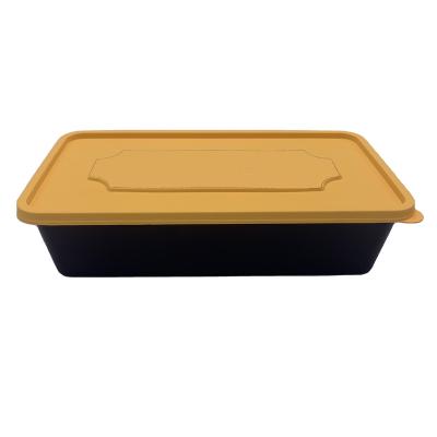 China High Temperature Resistance (-20~120'') Good Sealing Storage Bento Disposable Plastic Lunch Box Premium Takeaway Food Container for sale