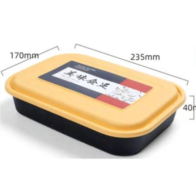 China Disposable Takeaway Sushi Bento Box Packaging Lunch Box Fast Food Containers Desgin Good Big Prices for sale