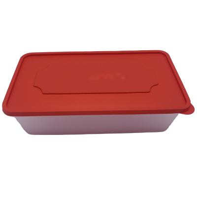 China High Temperature Resistance (-20~120'') Clear Degradable Mass Sealing Wholesale Food Containers Degradable Disposable Plastic Lunch Box for sale