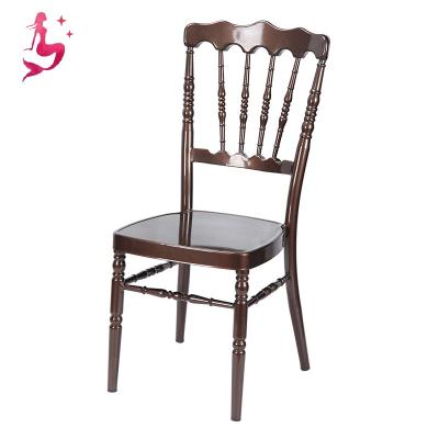 China Banquet Contemporary Stackable Event Party Metal Stackable Steel Hotel Customized Wedding Chairs for sale