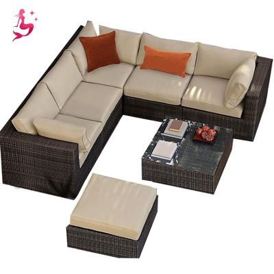 China Lightweight Woven Waterproof, Not Afraid Of The Rain, Strong And Multicolor Optional Rattan Sofa Set for sale