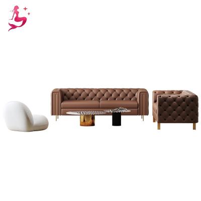 China China Modern Living Room U Modular Cheap Genuine Leather 3 Shape 2 1 Sofa Furniture for sale