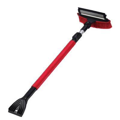 China Click lock 57 inch long extendable handle with foam grip snow brush for sale