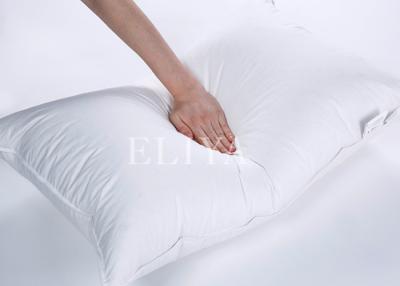 China Long Shape 4 Star Washable Microfiber Hotel Comfort Pillows White Color or Customized for sale