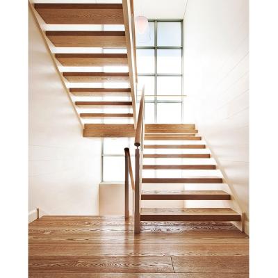 China Good Supply Discount Price Arc Wood Steel Staircase Modern Circular Indoor Staircase Railings Building Decorating Stickers Staircase for sale