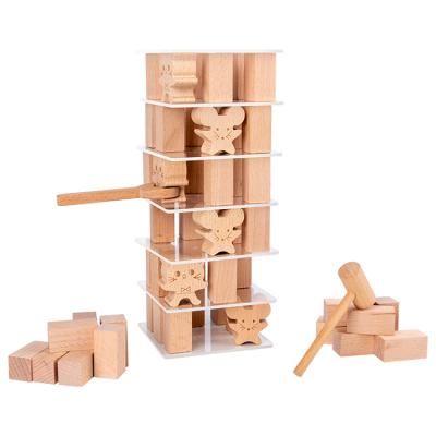 China Construction Toy Hot Classic Building Brick Toy Wooden Big Building Block for Children for sale