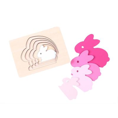 China Eco-Friendly Toys Montessori Educational Puzzle For Amazon DIY Wooden Toy Wood Wholesale Bestselling for sale