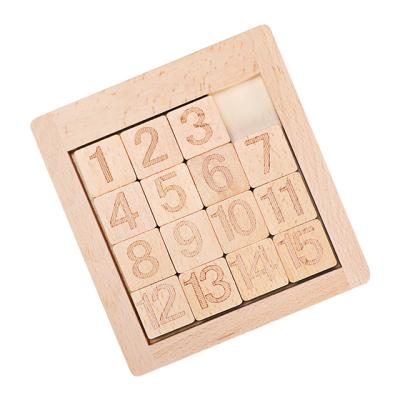 China Hot Selling Eco - Friendly Smart Wooden Number Toys Jigsaw Puzzle For Kids for sale