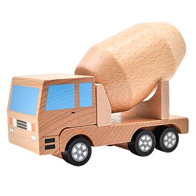 China 2020 New Arrival Montessori Toy Car Kids Solid Wooden Educational Cars Toys Eco-friendly Material New for sale