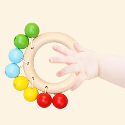 China Cheap Price Eco-friendly Children New Arrival Toys Baby Crib Wooden Bed Bell Toy For Infant for sale