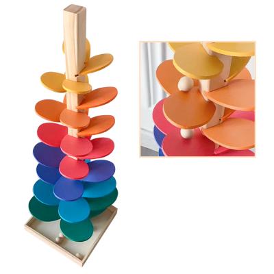 China Rainbow Singing Tree Musical Interactive Learning Wooden Material Eco-friendly Toy For Kids Classroom Toy for sale