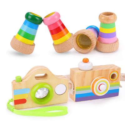 China New Mini Toy Colorful Camera Toys Arrival Eco-friendly Wooden Material For Baby Other Educational Toys for sale