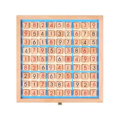 China Hot Selling New Design Eco-Friendly Number Learning Sudoku Men Children Unisex Women Toy Game Toys Educational Wooden for sale