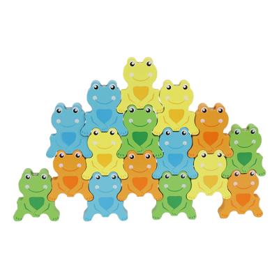 China Eco-friendly Danni Educational Toys Wooden Popular Frog Fishing Toys Set Wholesale Frog Shape Wooden Fishing Toy, 2020 Wooden for sale