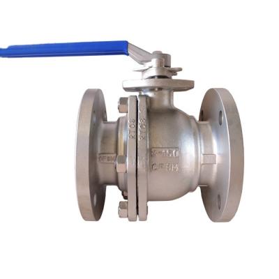 China Class150 general flange PN16 stainless steel cf8 cf8m full ball valves for sale