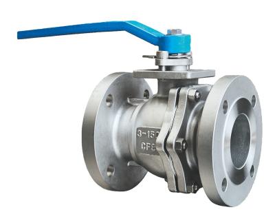 China 150LB APIRT 2PC Carbon Steel Handwheel General Operation WCB Flange Ball Valve Q41F-150LB 150LB RF for sale