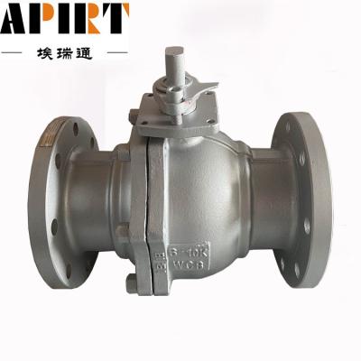 China General JIS WCB 10K flanged 2inch DN50 ball valve for sale