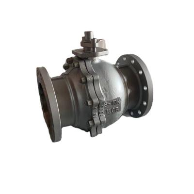 China JIS 10K WCB PTFE General Seat Flange Float DN50 Ball Valve for sale