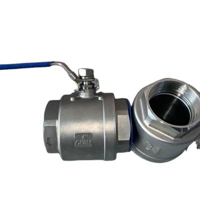 China 1000WOG General Stainless Steel SS NPT 2pc Ball Valve for sale