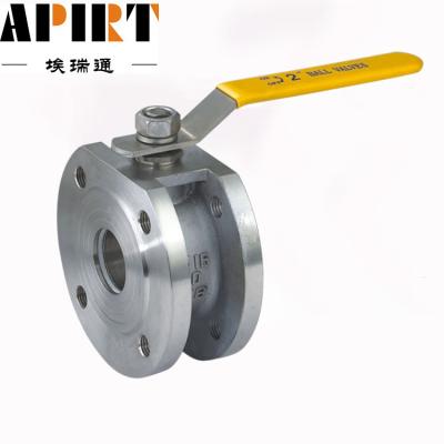 China General Thin Type SS304 SS316 Italy Wafer Ball Valve PN16 for sale