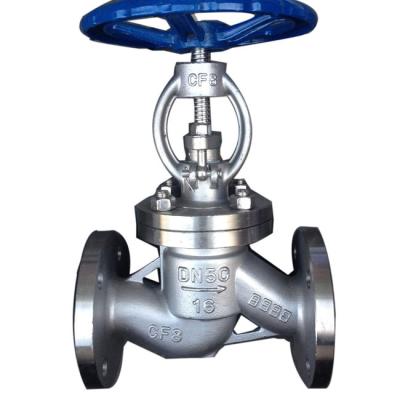 China Gost DN100 General Stainless Steel 304 316 321 PN16 Flange Globe Valve for sale