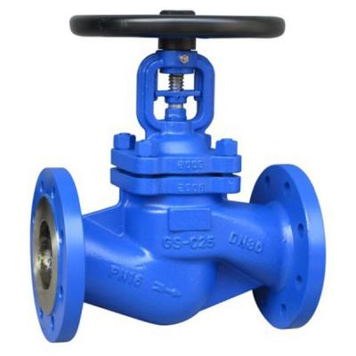 China DIN PN16 PN40 Stainless Steel 304 316L General Steam Bellow Seal Ball Valve for sale