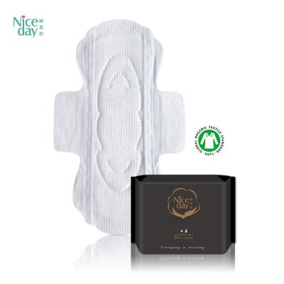 China Niceday Super Absorbent Brand Hypoallergenic Organic Sanitary Napkin Ultra Thin Pads For Women for sale