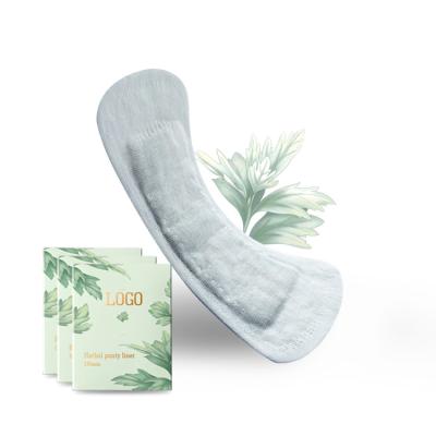 China Lotus Drug Pads Breathable Anti Snow Diseases Gynecological Sanitary Napkins Herbal Panty Liner for sale