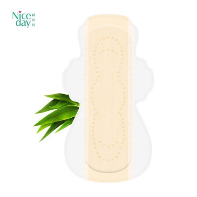 China OEM Super Absorbent Personal Hygiene Disposable Sanitary Napkins Bamboo Material Pads Hot Sale For Lady for sale