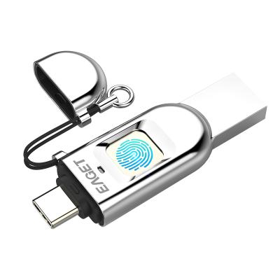 Chine EAGET FU68 U Disk Flash Drive Fingerprint Encrypted 64gb USB Stick USB Flash Storage Type-c &usb3.0 à vendre