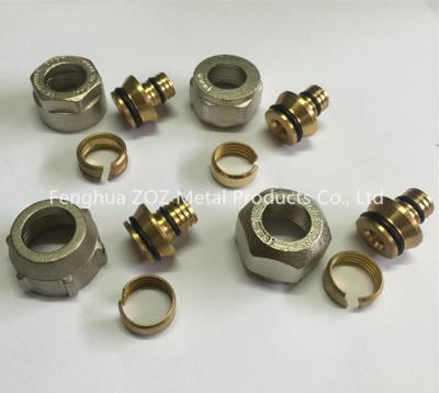 China Eurokonus Fitting for underfloor heating manifold pipe connecting, pipe connection fitting for sale