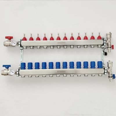 China Radiant Heat Manifolds, 12 Loop PEX Manifolds for Hydronic Radiant Heating Systems for sale