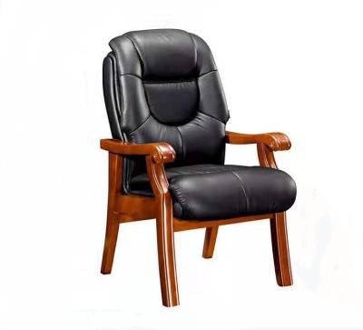 China Factory Direct Sales Wooden Classic Meeting Room Leather Chair Luxury Executive Wooden Desk for sale