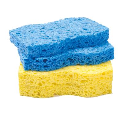 China Universal Concave Viable Shape Foam Home Clean Cellulose Sponge for sale