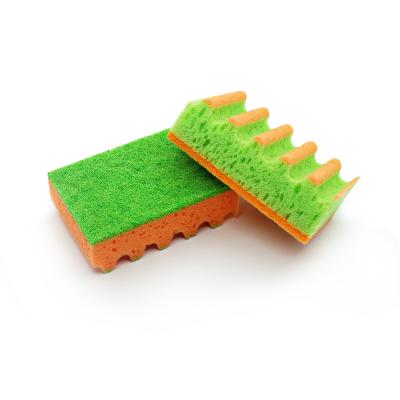 China Factory direct supply multiuse kitchen cleaning sponge scrubber viable for sale