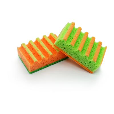 China Viable New Design Universal Kitchen Cleaning Sponge Scrubber for sale