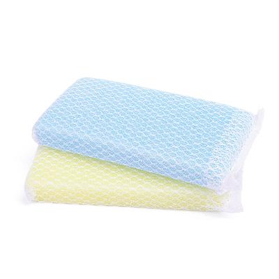 China Sustainable Kitchen Dish Wash Mesh Net Scrubber Sponge for sale