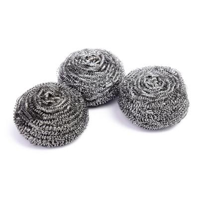 China Sustainable Kitchen Cleaning Stainless Steel Sponge Spiral Scrubber for sale